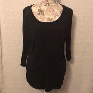 Old navy Half sleeve black shirt